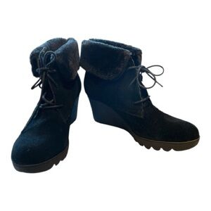 Donald Pliner Mari Fur-Trimmed Booties